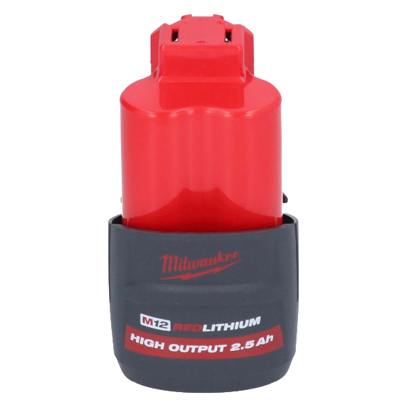Milwaukee M12 HB2.5 High Output 12 V 2,5 Ah / 2500 mAh Li-Ion Akku (4932480164)-Beschreibung lesen