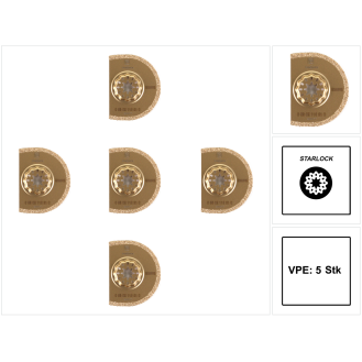 Fein Sägeblatt Hartmetall, 75mm, Starlock 5 Stück ( 63502118230 )-Beschreibung lesen
