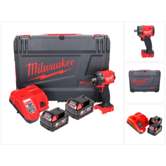 Milwaukee M18 FIW2F12-502X Akku-Schlagschrauber 18V Brushless 1/2" 339Nm + 2x Akku 5,0Ah + Ladegerät + Koffer-Beschreibung lesen
