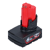 Milwaukee M12 B6 12 V 6,0 Ah / 6000 mAh Li-Ion Einschub Akku
