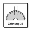 Festool Universal Sägeblatt W36 210 x 2,4 x 30 mm ( 493198 ) für Tauchsäge TS 75
