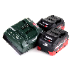 Metabo Li-Ion Akku Starter-Set 18V + 2x Akku 5,5Ah + Ladegerät