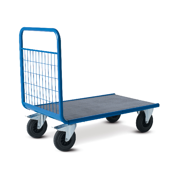Chariot manutention avec dossier grillagé charge 500kg - 70 x 100 x 100cm Chariot manutention avec dossier grillagé charge 500kg - 70 x 100 x 100cm-Lire la description