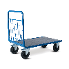 Chariot manutention avec dossier grillagé charge 500kg - 70 x 100 x 100cm