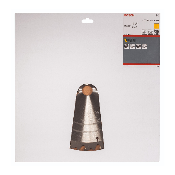 BOSCH Kreissägeblatt Außendurchmesser 350 mm, 24 Zähne WZ (4000815459) BOSCH Kreissägeblatt Außendurchmesser 350 mm, 24 Zähne WZ (4000815459)-Beschreibung lesen