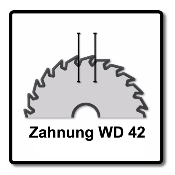 Festool Kreissägeblatt Wood Fine Cut HW 168 x 1,8 x 20 WD42 (205765) für TS 60 K, CSC-SYS 50.-Beschreibung lesen