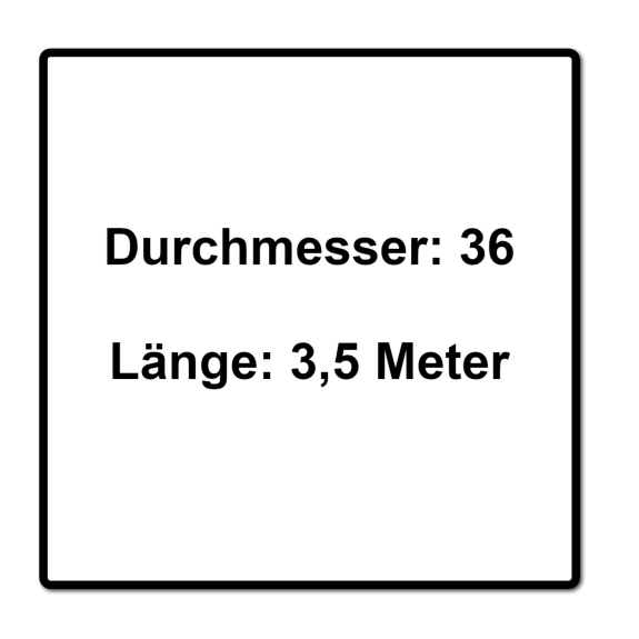 Festool D36x3,5m-AS-CTR Saugschlauch ( 204924 ) für CT Absaugmobile ohne Autoclean-Beschreibung lesen
