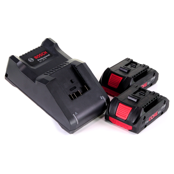 Bosch Akku Starter-Set: 2 x ProCORE 18 Volt, 4.0 Ah und GAL 18V-40 (1 600 A01 BA3)-Beschreibung lesen