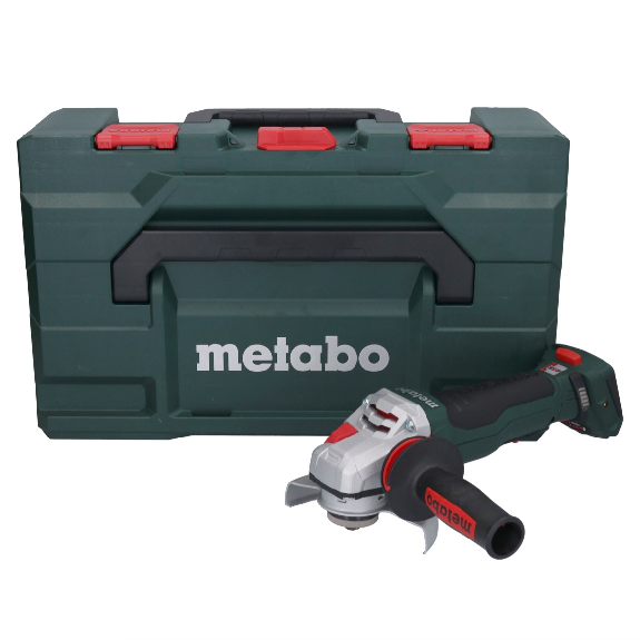 Metabo WPBA 18 LTX BL 15-125 Quick DS Meuleuse d'angle sans fil 18 V 125 mm brushless + metaBOX (601734840) - sans batterie,-Leer más