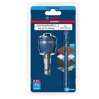 Bosch EXPERT Power Change Plus Adapter Hex 11 Bohrer TCT 8,5 x 105 mm (2608900526) Hartmetall-Beschreibung lesen