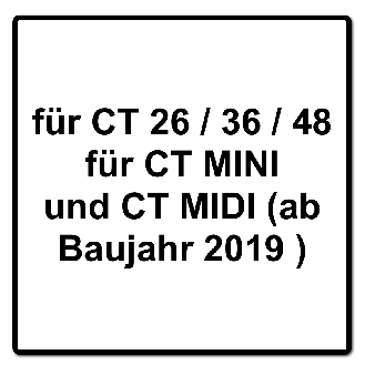 Festool AS/CTR Absaugschlauch für CT 26 / 36 / 48 / MINI / MIDI - Nachfolger von 204921 (577158)-Beschreibung lesen