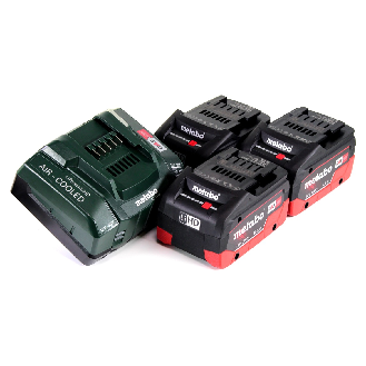 Metabo Li-Ion Akku Starter-Set 18V + 3x Akku 5,5Ah + Ladegerät-Beschreibung lesen