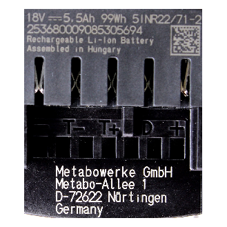 Metabo Li-Ion Akku Starter-Set 18V + 3x Akku 5,5Ah + Ladegerät-Beschreibung lesen
