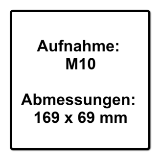 Bosch EXPERT Handle for Vibration Control M10 Winkelschleifer, 169 x 69 mm-Beschreibung lesen