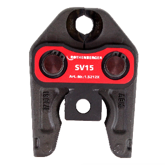 Rothenberger Pressbacke Presszange Standard SV15 ( 015212X ) für ROMAX 4000 / Akku Press ACC etc-Beschreibung lesen