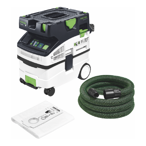 Festool CTL MIDI I CLEANTEC Absaugmobil 1200W 15l Staubklasse L 3m³/min + Zubehör (574832)-Beschreibung lesen