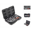 Yato YT-38561 Werkzeugkasten Steckschlüssel Satz 22 tlg. 3/8" mit Knarre