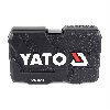 Yato YT-38561 Werkzeugkasten Steckschlüssel Satz 22 tlg. 3/8" mit Knarre