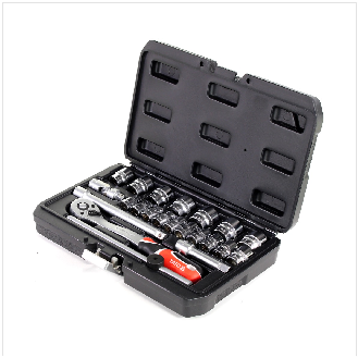 Yato YT-38561 Werkzeugkasten Steckschlüssel Satz 22 tlg. 3/8" mit Knarre-Beschreibung lesen