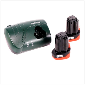 Metabo PowerMaxx BS Basic Akku-Bohrschrauber 10,8V 34Nm + 2x Akku 2,0Ah + Ladegerät + Koffer (600080500)-Beschreibung lesen