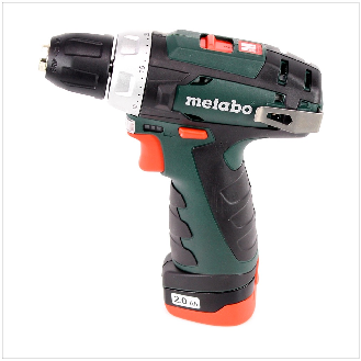 Metabo PowerMaxx BS Basic Akku-Bohrschrauber 10,8V 34Nm + 2x Akku 2,0Ah + Ladegerät + Koffer (600080500)-Beschreibung lesen