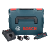 Bosch GRO 12V-35 Professional Akku-Rotationswerkzeug 12V + 2x Akkus 2,0 Ah + Ladegerät + L-Boxx Koffer (06019C5001)