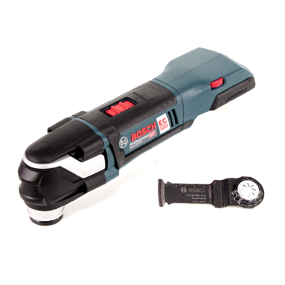 Bosch GOP 18V-28 Découpeur-ponceur sans fil 18V, StarlockPlus, sans balai - sans batterie, sans chargeur (06018B6002)-Leer más