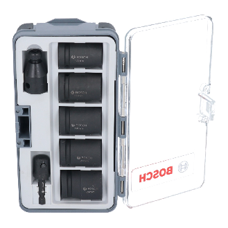 Bosch ImpactControl Steckschlüssel-Set 1/2" Ø 13 - 24 mm 7-tlg. (2608551029)-Beschreibung lesen