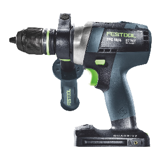 Festool QUADRIVE TPC 18/4 I-Basic Akku-Schlagbohrschrauber 18V Brushless 75Nm + Zubehör + Koffer - ohne Akku - ohne Ladegerät-Beschreibung lesen