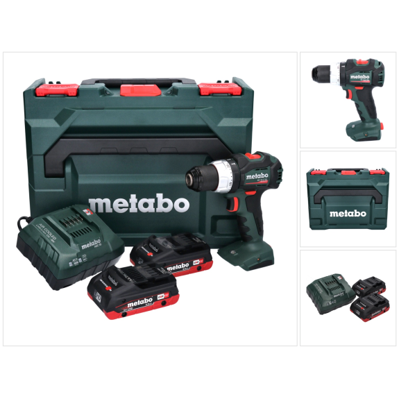 Metabo BS 18 LT BL Akku-Bohrschrauber 18V 60Nm + 2x Akku 4,0Ah + Ladegerät + Koffer (602325800) Metabo BS 18 LT BL Akku-Bohrschrauber 18V 60Nm + 2x Akku 4,0Ah + Ladegerät + Koffer (602325800)-Beschreibung lesen