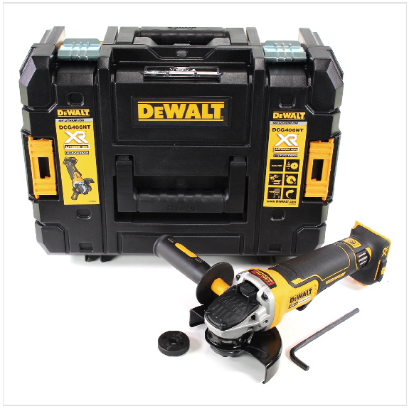 DeWalt DCG406NT Winkelschleifer 1000W Brushless 125mm + Koffer-Beschreibung lesen