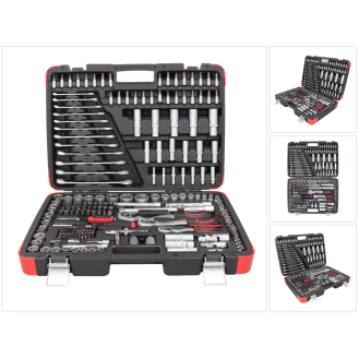 BGS technic Steckschlüssel Satz 216 tlg. ( 15216 ) Antrieb 6,3 mm ( 1/4" ) 10 mm ( 3/8" ) 12,5 mm ( 1/2" )-Beschreibung lesen