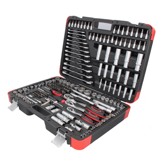 BGS technic Steckschlüssel Satz 216 tlg. ( 15216 ) Antrieb 6,3 mm ( 1/4" ) 10 mm ( 3/8" ) 12,5 mm ( 1/2" )-Beschreibung lesen