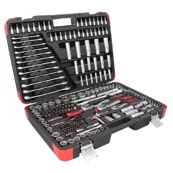 BGS technic Steckschlüssel Satz 216 tlg. ( 15216 ) Antrieb 6,3 mm ( 1/4" ) 10 mm ( 3/8" ) 12,5 mm ( 1/2" )-Beschreibung lesen