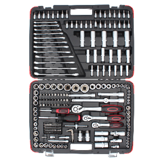 BGS technic Steckschlüssel Satz 216 tlg. ( 15216 ) Antrieb 6,3 mm ( 1/4" ) 10 mm ( 3/8" ) 12,5 mm ( 1/2" )-Beschreibung lesen