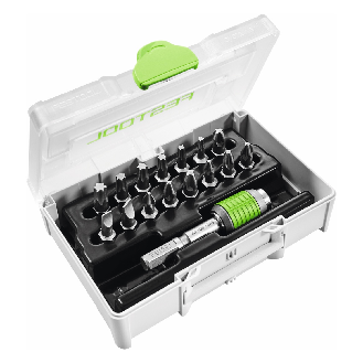 Festool SYS3 XXS CE-MX BHS 60 Bit-Set FastFix + Mini-Systainer Phillips / Pozidriv / Schlitz / Torx - 16 Stück (205822)-Beschreibung lesen
