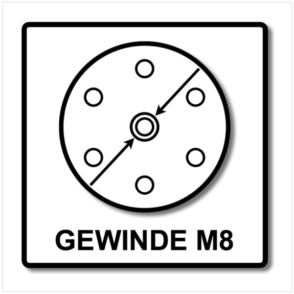 Festool Schleifteller ST-STF D150/MJ2-M8-W-HT 150 mm weich ( 202458 ) - neue Version von ( 498987 )-Beschreibung lesen