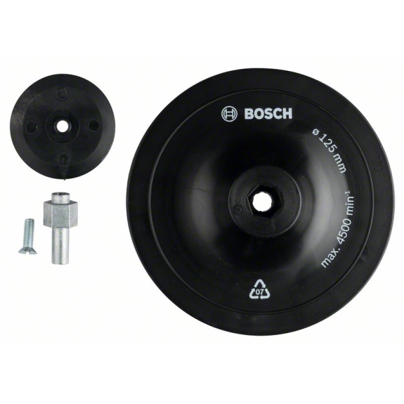 Stützteller, 125 mm, 8 mm-Beschreibung lesen