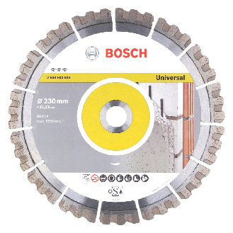 Bosch Best for Universal Diamanttrennscheibe 230 x 22,23 mm (2608603633)-Beschreibung lesen