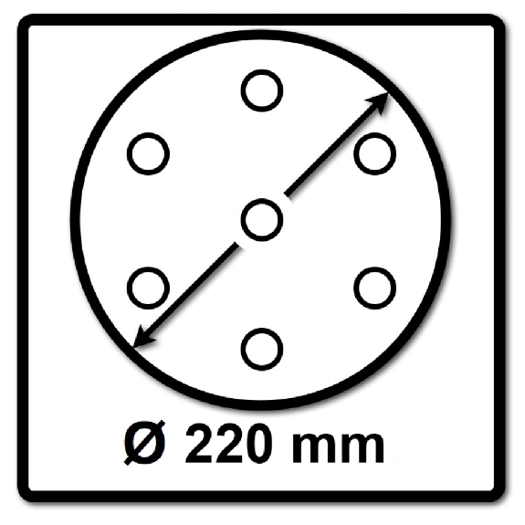 Festool Interface Pad IP STF D220/48-LHS 2 225 1 Stk. ( 205418 ) 220 mm für Langhalsschleifer PLANEX LHS 2 225 EQ (I)-Beschreibung lesen