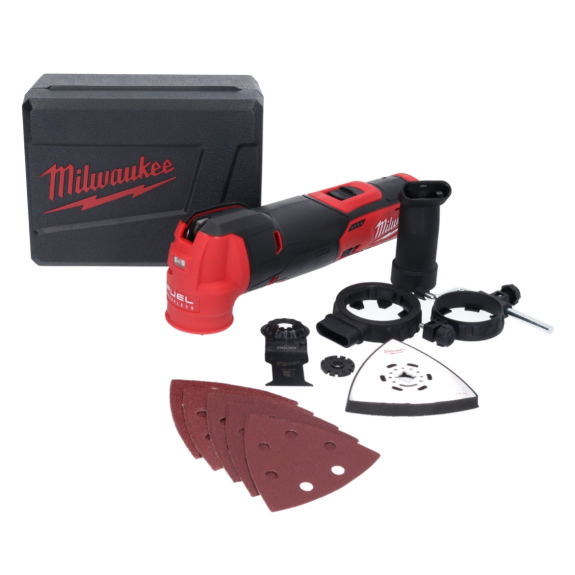 Milwaukee M12 FMT-0 Akku-Multitool 12V Brushless + Tiefenanschlag + Sägeblatt + Koffer- ohne Akku - ohne Ladegerät-Beschreibung lesen