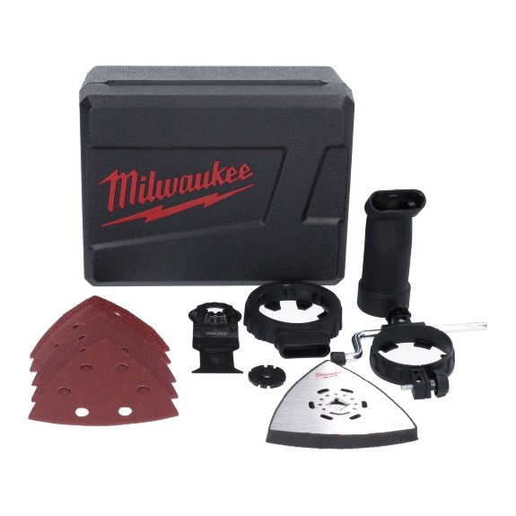 Milwaukee M12 FMT-0 Akku-Multitool 12V Brushless + Tiefenanschlag + Sägeblatt + Koffer- ohne Akku - ohne Ladegerät-Beschreibung lesen