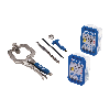 KREG Pocket Hole Jig 520 PRO Taschenloch Bohrschablone ( KPHJ520PRO ) + Stufenbohrer + Bit + Schrauben + Zwinge