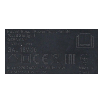 Bosch GAL 18V-20 Ladegerät 2Ah 10,8 - 18V (2607226281)-Beschreibung lesen