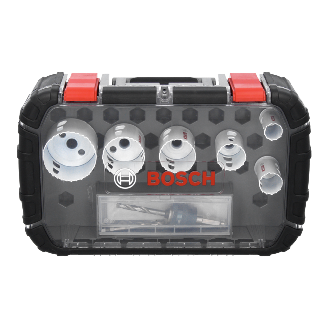 Bosch Lochsägen-Set Progressor for Wood and Metal, 9-teiliges Elektrikerset, 22-64 mm (2 608 594 187)-Beschreibung lesen