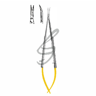 Micro Ciseaux - 17cm, Courbe-Lire la description