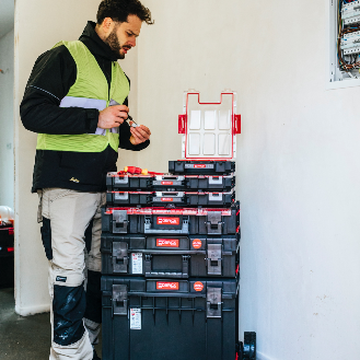 Qbrick System ONE Organizer M MFI stapelbar 365 x 265 x 77 mm 2,5 l IP66 mit Schaumeinlage-Beschreibung lesen
