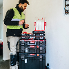 Qbrick System ONE Organizer M MFI stapelbar 365 x 265 x 77 mm 2,5 l IP66 mit Schaumeinlage