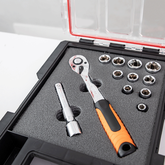 Qbrick System ONE Organizer M MFI stapelbar 365 x 265 x 77 mm 2,5 l IP66 mit Schaumeinlage-Beschreibung lesen
