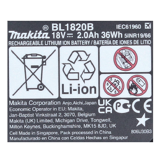 Makita Akku BL1820B 197254-9-Beschreibung lesen